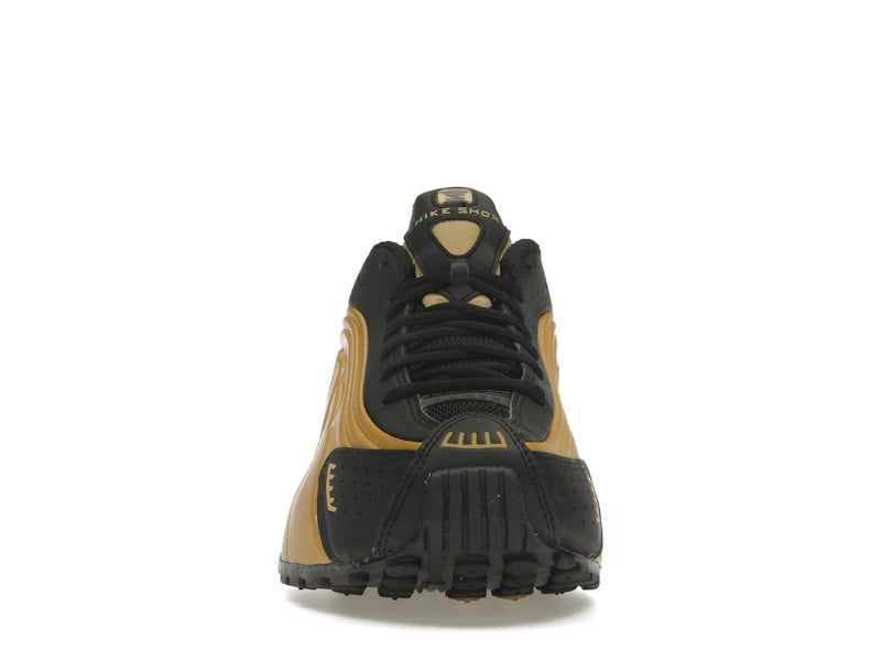 Nike Women's Shox R4 Black Metallic Gold Shoes, from StockX