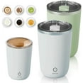 thumbnail image 1 of Automatic Magnetic Stirring Coffee Mug, 2025 Upgraded Magnetic Coffee Stirrer Mug, Coffee Cup with Mixer Built In, Automatic Coffee Cup Stirrer Auto Stirring Coffee Mug (White+Green), 1 of 1