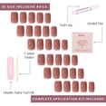 thumbnail image 4 of Set de 30 uñas Glamnetic Dusty Pink de Press On Nails, 4 of 6