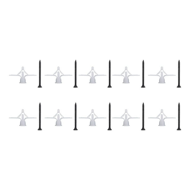 504x Securfix Plasterboard General Purpose Cavity Wall Raw Plugs Fixings Pack