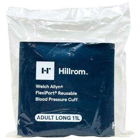 Welch Allyn REUSE-11L-1SC FlexiPort Reusable Blood Pressure Cuffs with Screw-Type Connector, Adult Long, Size 11L