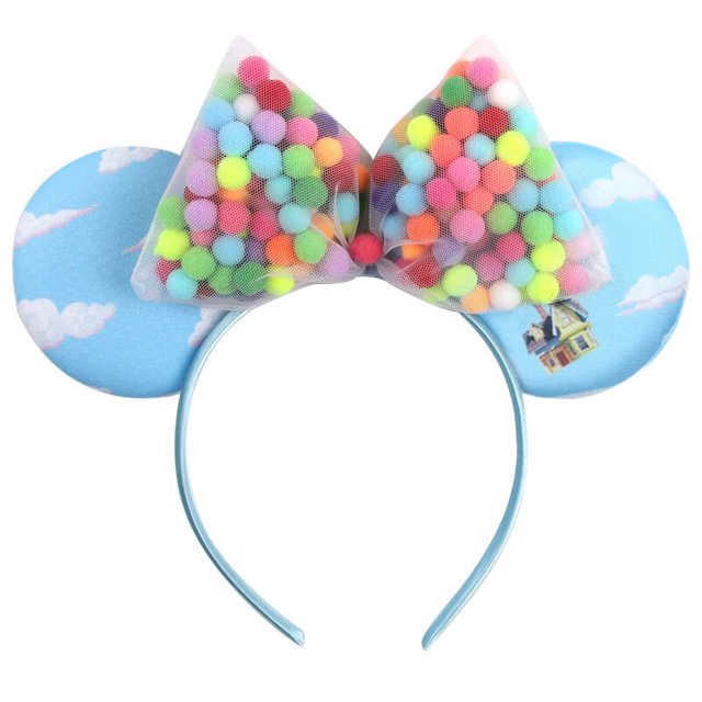 Diadema con orejas de Mickey de Disney para niña y mujer, bandana con lazo de lunares de 5 pulgadas, accesorios para el cabello para fiesta y viaje, gran oferta, 2023
