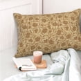 thumbnail image 5 of Kdxio Cotton Pillow Cases 14"x20" Pillowcases,Soft and Breathable Bedroom Pillow Cases-Brown Flowers, 5 of 8