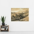 thumbnail image 2 of Gainsborough Extensive Wooded Landscape Bridge Painting Extra Large XL Wall Art Poster Print, 2 of 3