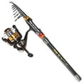 thumbnail image 3 of Pole Pack Combo de caña de pescar y carrete Caña de pescar telescópica de fibra de carbono con carre LEO  Pole Pack, 3 of 7