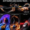 thumbnail image 6 of BUBUQE Slot Car Race Track Sets w/ 4 High-Speed Racing Slot Cars Electric Dual Racing Game w/2 Controllers Circular Overpass Track Gifts Toys for Kids, 6 of 8