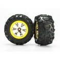 thumbnail image 2 of Traxxas 7276 Assembled Yellow Beadlock 1/16 Summit Tires/Wheels (2), 2 of 2