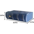thumbnail image 2 of Leather Cash Collection Storage Box: PMG Graded Banknote Holder, Currency Organizer Paper Money Holders for Collectors (Blue), 2 of 12