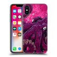thumbnail image 1 of Head Case Designs Officially Licensed David Lozeau Colourful Grunge Octopus Squid Soft Gel Case Compatible with Apple iPhone X / iPhone XS, 1 of 7