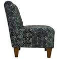 thumbnail image 6 of Fox Hill Trading Penelope Armless Slipper Chair, Slate, 6 of 6
