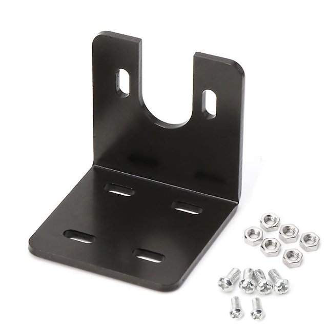 Base de motor 775 de galvanoplastia base de montaje fijo soporte de asiento de la máquina, negro Feliz Sencillez