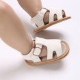 thumbnail image 4 of Baby Girls Summer Sandals, Comfort Premium Outdoor Casual Shoes with Anti Slip Rubber Sole (Gold), 4 of 6