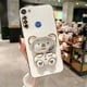 thumbnail image 3 of Funda Para Teléfono Motorola Moto G8 Plus/G8 Power Lite Play Cartoon Bear Fluid Star Holder Galvanizada TPU Silicona Suave De Protección De La Cámara, 3 of 3