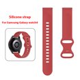 thumbnail image 2 of Reloj Correa Pulsera Banda Silicona para Samsung Galaxy Watch 4 (Pequeño Rojo), 2 of 9