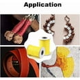 thumbnail image 6 of 1 Roll About 88 Yards Korean Waxed Polyester Cord 1mm Macrame Craft DIY Thread Rattail Beading String for Jewelry Making Chinese Knotting Kumihimo Shamballa Friendship - Yellow, 6 of 8