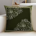 thumbnail image 4 of Primavera Verano Hojas Fundas de almohada Funda de cojín de algodón suave 45x45cm para sofá cama Sofá interior exterior Home Decor 1 pack, 4 of 5