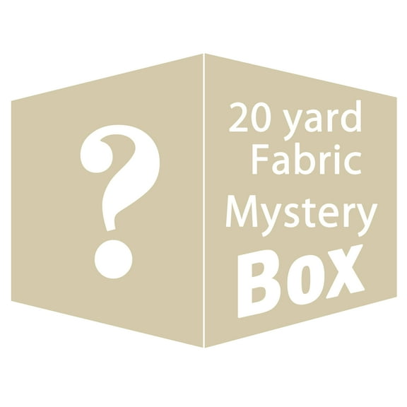 Stone Harbor 20-Yard Value Apparel Fabric Mystery Treat Box Assorted Fabric, Colors, Prints, Precut Lengths