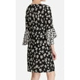 thumbnail image 2 of American Living Womens Floral Jersey Dress, Black, 8, 2 of 3