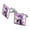 Silver, variant on DC Super Hero Girls Zatanna Square Cufflink Set - Silver or Gold