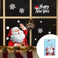 thumbnail image 2 of EUDIDV Christmas Decorations Door and window stickers Christmas Decoration Santa Claus Snowman Party Decoration Snow Glass Stickers, 2 of 6