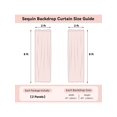 thumbnail image 2 of 2pcs 60*245cm Light Blue Sequin Backdrop Curtains For Party, Festival, Wedding, Birthday Decoration And Photography Background, 2 of 4