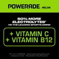 thumbnail image 4 of POWERADE Melon Electrolyte Sports Drink, 28 fl oz Bottle, 4 of 12