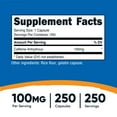 thumbnail image 5 of Nutricost Caffeine Supplement Pills 100mg Per Serving, 250 Capsules, 5 of 5