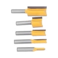 thumbnail image 1 of Brocas rectas vástago universal de 8 mm juego de 5 piezas de brocas para enrutador rectas profesionales para fresadoras de escritorio ANGGREK Otros, 1 of 8
