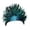Cyan, variant on BELOVING Feather Headdress Carnival Headpiece for Masquerade Cosplay Themed Parties Dance