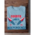 thumbnail image 3 of 4Th July Twin Fireworks T-Shirt Men -Image by Shutterstock, Male 5X-Large, 3 of 4