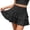 A-Black656, variant on Wxolcjlv Womens Lace Ruffled Mini Skirt High Waist Tiered Layered Skirts