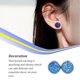 thumbnail image 5 of Pendientes de Acero Inoxidable Qarigey 1 par para Mujer Joyería Decorativa Regalos, 5 of 6