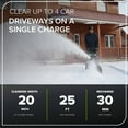 thumbnail image 3 of Greenworks 20-Inch 80V Cordless Snow Thrower, Battery Not Included (Tool Only), 3 of 10