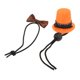 thumbnail image 5 of Sombrero de reptil y pajarita ajustable para animales pequeños, minisombrero de copa, pajarita para reptiles, lagartos, hámster, sombrero naranja y pajarita de café, 5 of 5
