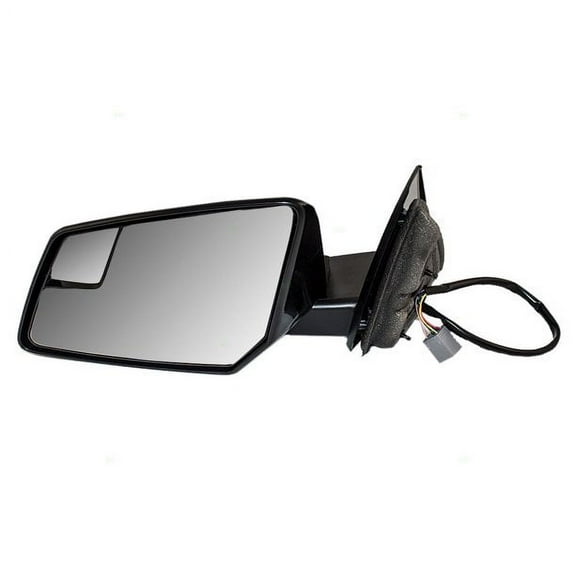for 2009 to 2014 Chevrolet Traverse Left Driver LH Mirror Power/Heated, W/ SIGNAL LAMP, MANUAL FOLDING, BLIND SPOT GLASS, SMOOTH