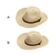 thumbnail image 4 of Sombrero de paja Qarigey plegable de ala ancha color Beige, 4 of 6