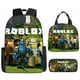 thumbnail image 2 of ROBLOX Virtual World-mochila de Anime para estudiantes de primaria e secundaria, bolso escolar, bolsa de almuerzo, estuche para lápices, 2 of 4