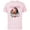 Soft Pink, variant on Disney Princess Moana Festive Cheer Holiday Standard - Short Sleeve Cotton T-Shirt for Adults - Customized-Navy