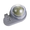 thumbnail image 1 of GROWTH TANK Rotating Natural Catnip Ball Toys Interactive Kitten Grinding Chew Toy Gray, 1 of 9