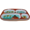 thumbnail image 3 of 4E's Novelty Set of 4 Fall Thanksgiving Melamine Dinnerware Sets for Kids – Autumn Kids Plates With Dividers, BPA-Free Reusable  Kids Sectioned Plates, 3 of 8