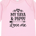 thumbnail image 4 of Inktastic My Yaya and Papou Love Me Girls Long Sleeve Baby Bodysuit, 4 of 5