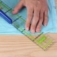 thumbnail image 3 of Patchwork Ruler Creative Multipurpose Quilting Ruler Sewing Ruler Patchwork Tool, 3 of 7