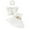 White, variant on MEZZALL Sweet Newborn Girl Sleeveless Short Coat + Sleeveless Floral Mesh Dress + Headband 3 Piece Set Trendy, 6-9 Months
