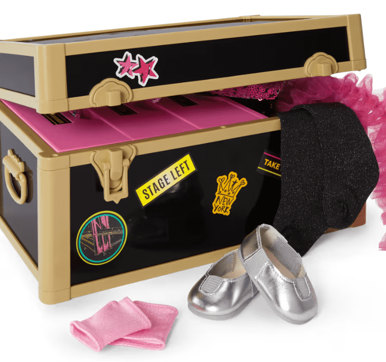 American Girl Kavi Sharma Backstage Trunk for 18 inch Dolls