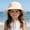 Beige, variant on Kids Sun Hat UPF 50+ Kids Bucket Hat for Girls, Wide Brim 100% Cotton Beige Summer Beach Hat,Size 1 T