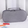 thumbnail image 1 of JilgTeok 2 Packs Portable Large Capacity Pen Bag with Double Zipper Multi-layer Stationery Bag Multi-functional Student Pen Case for Students Teen Girl Boy Adults College Office School Clearance, 1 of 5