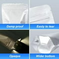 thumbnail image 2 of Mylar Bags for Food Storage, 100 Pack 4" X 6" Foil Bags, Reusable Food Storage Bag, Freshie Bag, Stand-Up Zipper Pouches Resealable for Long Term Storage (100pcs), 2 of 7