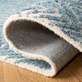 thumbnail image 5 of SAFAVIEH Metro Rosalin Diamond Area Rug, Blue/Ivory, 6' x 6' Round, 5 of 11