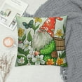 thumbnail image 2 of Creowell  Hello Spring  Pillow Covers Green Butterfly Floral Decorative Throw Pillow Covers for Outdoor Garden Home Sofa Bed Floral Farmhouse Seasonal Cushion Case, 2 of 5