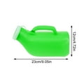 thumbnail image 2 of 1200ml Urinals For Men Plastic Pee Bottles For Men Male Urinals Pee Container Men Portable Urinal For Car Elderly Men Mobility Impaired Pee Container, Reusable Durable 6.2cm Mouth,White,9.1x4.7", 2 of 8